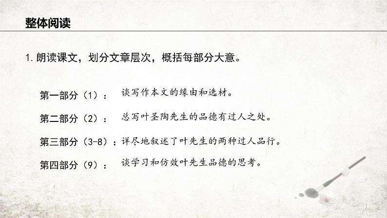 14 叶圣陶先生二三事  课件 2023-2024学年初中语文部编版七年级下册第8页