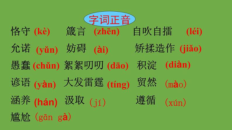 九年级语文上册《论教养》教学创新课件第7页