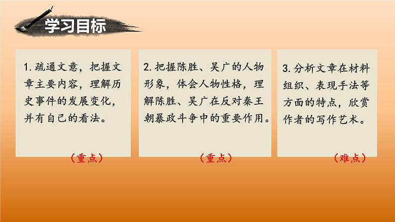 九年级语文下册《陈涉世家》优质课创新课件第2页