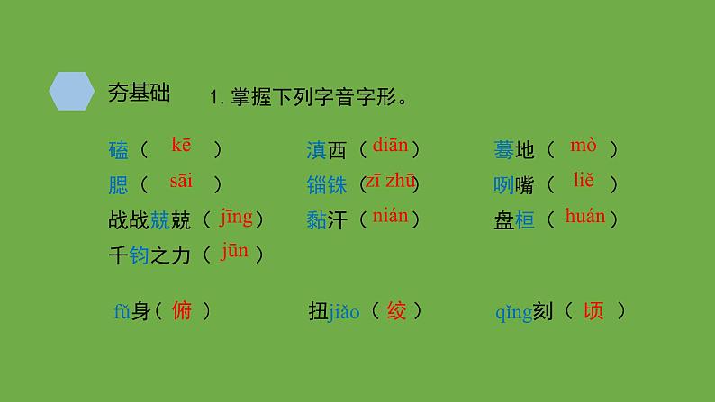 九年级语文下册《溜索》优质课创新课件05