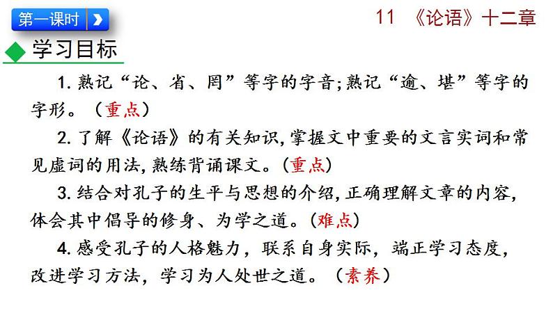 部编版语文11 《〈论语〉十二章》PPT课件第3页