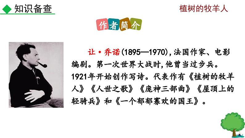 部编版语文13《植树的牧羊人》PPT课件04