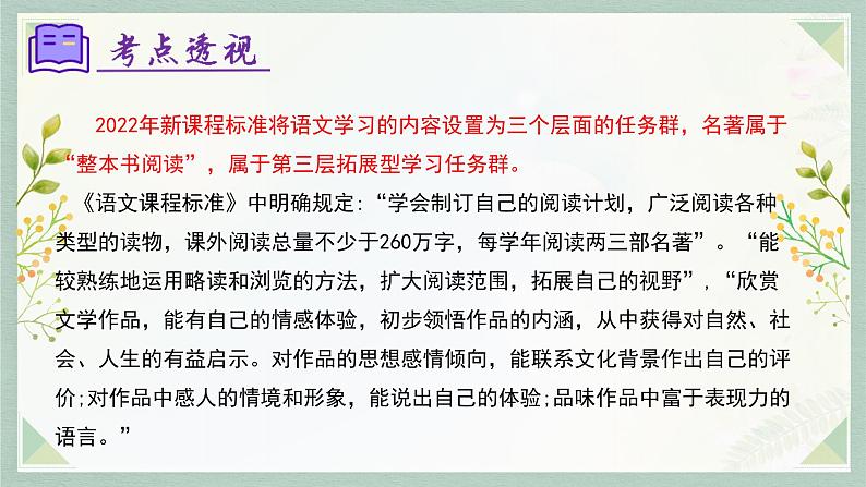 专题07：名著导读（考点串讲）-2023-2024学年七年级语文上学期期末考点大串讲（统编版）课件PPT03