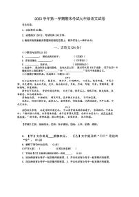 2024年上海市宝山区中考一模语文试卷