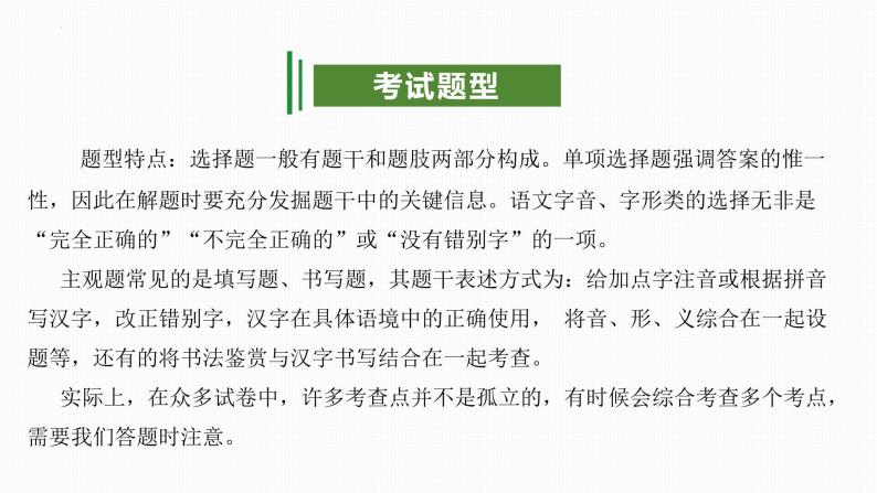 专题01：汉字（考点串讲）-2023-2024学年九年级语文上学期期末考点大串讲（统编版）课件PPT06