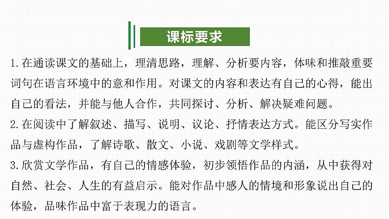 专题09：小说阅读（考点串讲）-2023-2024学年九年级语文上学期期末考点大串讲（统编版）课件PPT03
