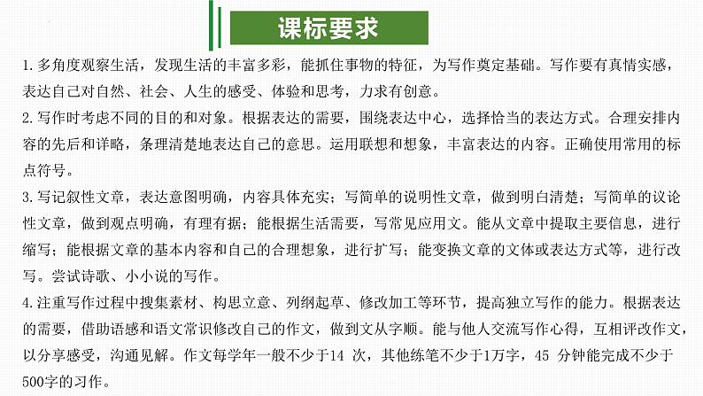 专题11 写作实践（考点串讲）-2023-2024学年九年级语文上学期期末考点大串讲（统编版）课件PPT03