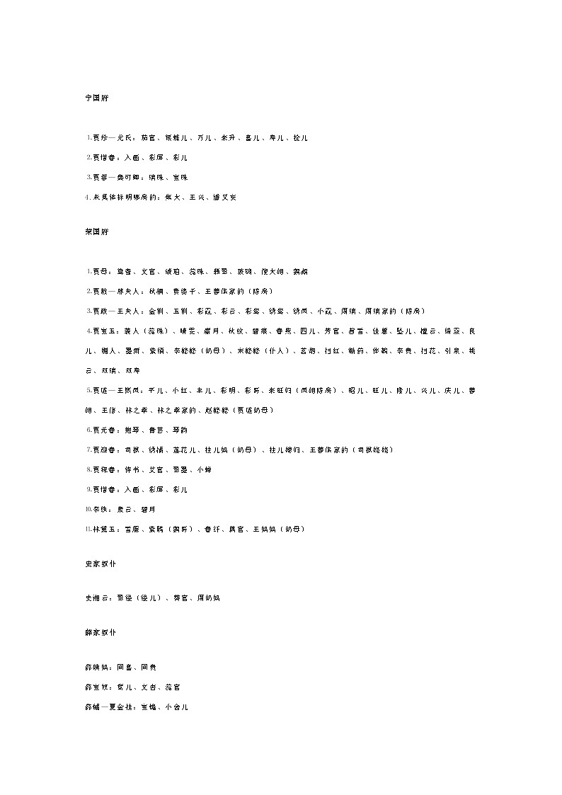 初中语文《红楼梦》名著导读及练习题梳理02