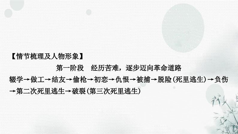 中考语文复习综合学习专题二名著阅读八《钢铁是怎样炼成的》课件07