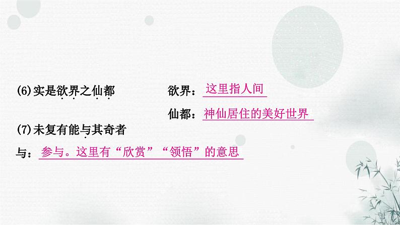 中考语文复习文言文答谢中书书课件第6页