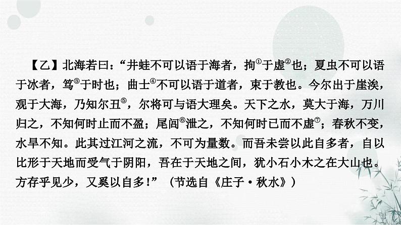 中考语文复习文言文阅读北冥有鱼课件03