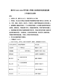 广东省惠州市2023-2024学年八年级（上）期末语文试题（含解析）