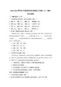 辽宁省沈阳市沈北新区2023-2024学年八年级（上）期末语文试题（含解析）