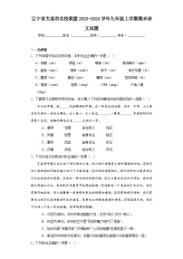 辽宁省大连市名校联盟2023-2024学年九年级上学期期末语文试题(含答案)