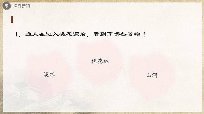 3.9-2[教学课件]桃花源记（第2课时）第6页