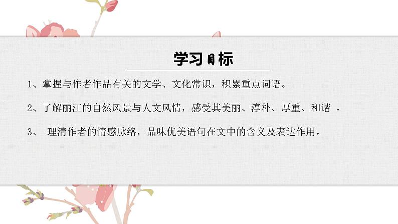 【核心素养目标】部编版初中语文八年级下册20《一滴水经过丽江 》课件第5页