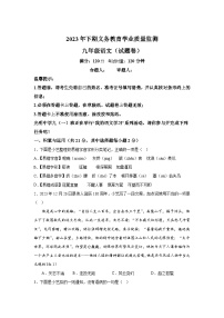 湖南省永州市冷水滩2023-2024学年九年级上册期末语文试题（含解析）