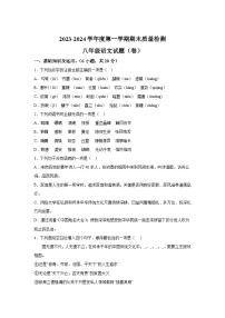 陕西省宝鸡市凤翔区2023-2024学年八年级上册期末语文试题（含解析）
