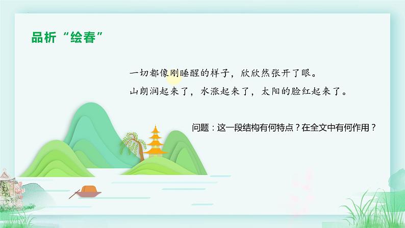 第1课《春》教学课件（第2课时）-2024-2025学年七年级语文上册同步备课精品课件+导学案+教学设计+同步练习（部编版）04