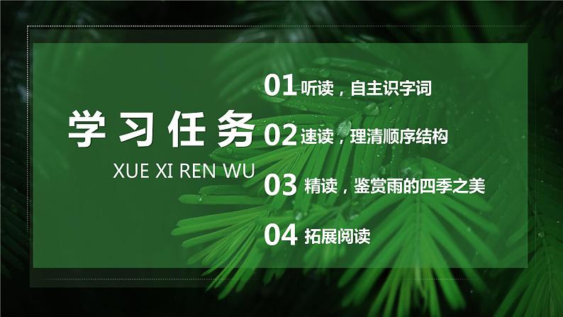 第3课《雨的四季》（教学课件）-2024-2025学年七年级语文上册同步备课精品课件+导学案+教学设计+同步练习（部编版）04