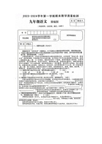 河南省周口市西华县2023-2024学年九年级上学期1月期末考试语文试题