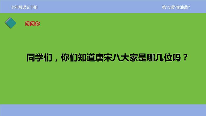 七年级下册《卖油翁》优创教学课件第3页