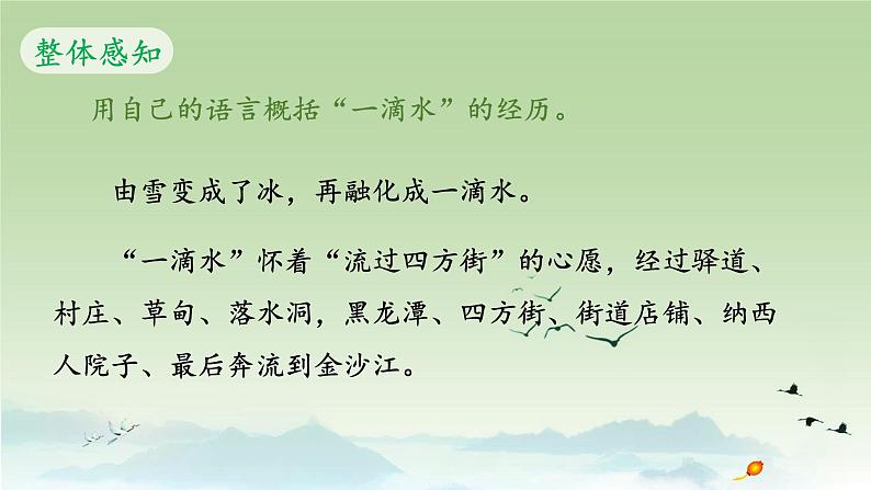 部编版初中语文八年级下册20.一滴水经过丽江 课件08