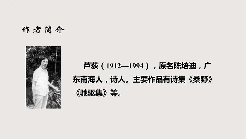 部编版语文九年级下册 03 短诗五首·风雨吟 同步课件02