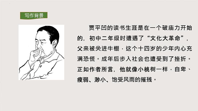 部编版语文七年级下册 第19课《一颗小桃树》 同步课件第5页