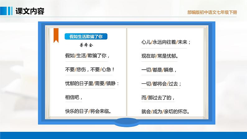 部编版初中语文七下第20课《外国诗二首》 课件+教案05