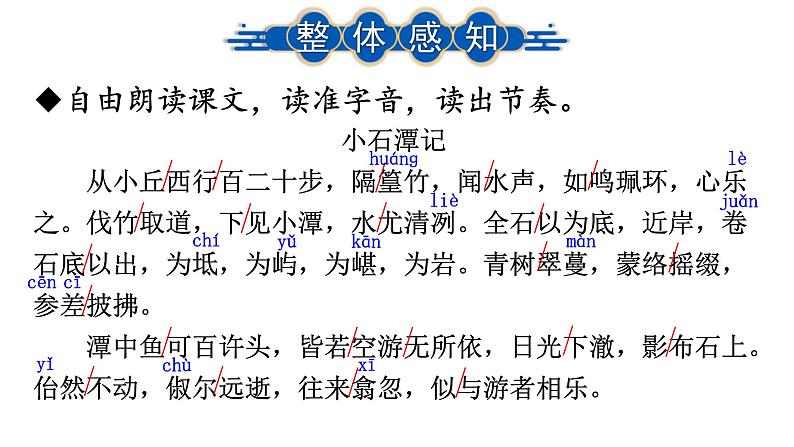 统编版八年级语文下册-第10课  小石潭记 课件第5页