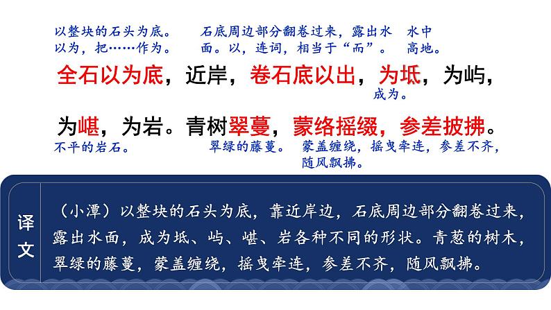 统编版八年级语文下册-第10课  小石潭记 课件第8页