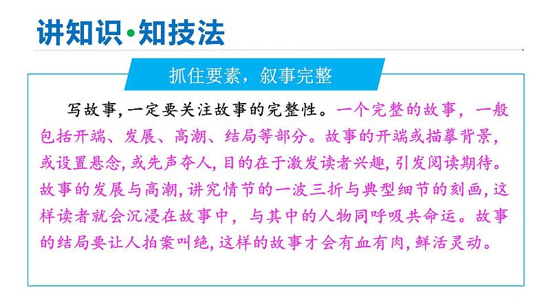 统编版八年级语文下册-第六单元 写作 学写故事  课件04