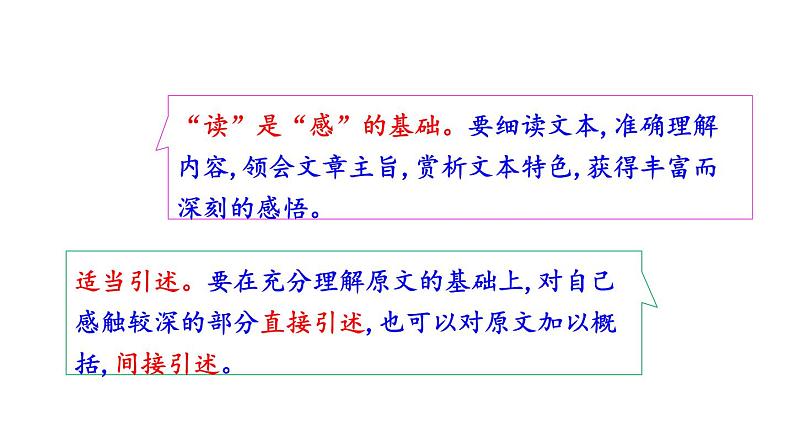 统编版八年级语文下册-第三单元 写作 学写读后感 课件06