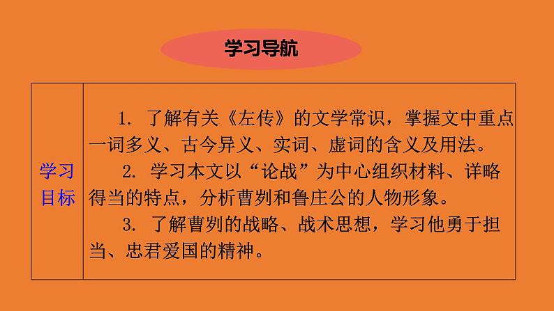 【部编版】九年级下册《曹刿论战》教学课件第2页