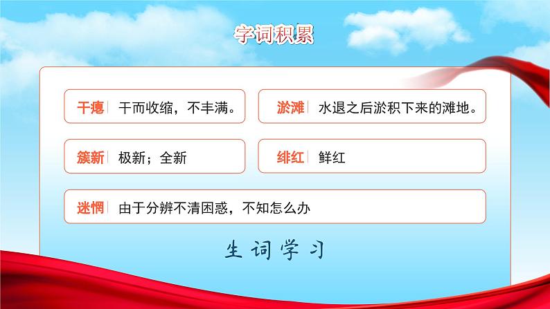 初中语文九年级下册-祖国啊，我亲爱的祖国课件第6页