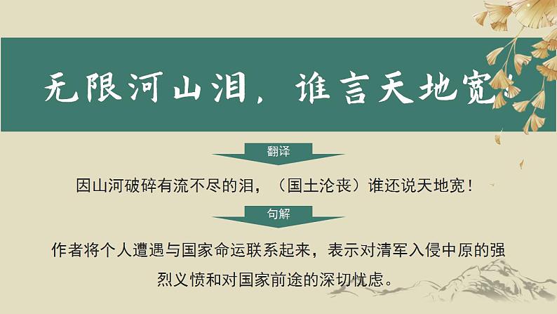 初中语文部编版九年级下册第6单元 课外古诗词课件+教案07