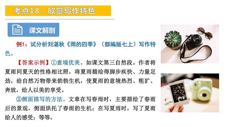 考点18：欣赏写作特色-备战2024年中考语文现代文阅读高频考点精讲课件（全国通用）06