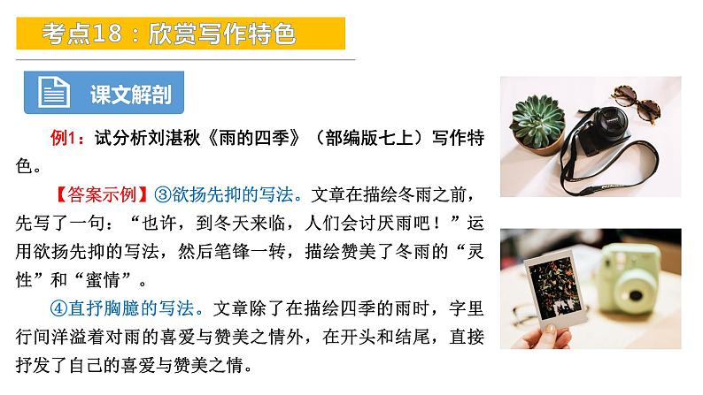 考点18：欣赏写作特色-备战2024年中考语文现代文阅读高频考点精讲课件（全国通用）07