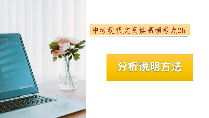 考点25：分析说明方法-备战2024年中考语文现代文阅读高频考点精讲课件（全国通用）第1页