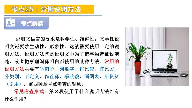 考点25：分析说明方法-备战2024年中考语文现代文阅读高频考点精讲课件（全国通用）第4页
