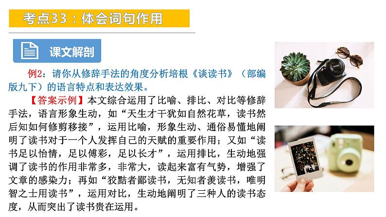 考点33：体会词句作用-备战2024年中考语文现代文阅读高频考点精讲课件（全国通用）第7页