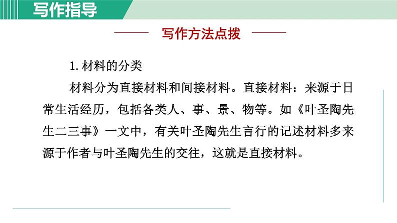 人教版语文七年级下册 第4单元  写作 怎样选材 课件04