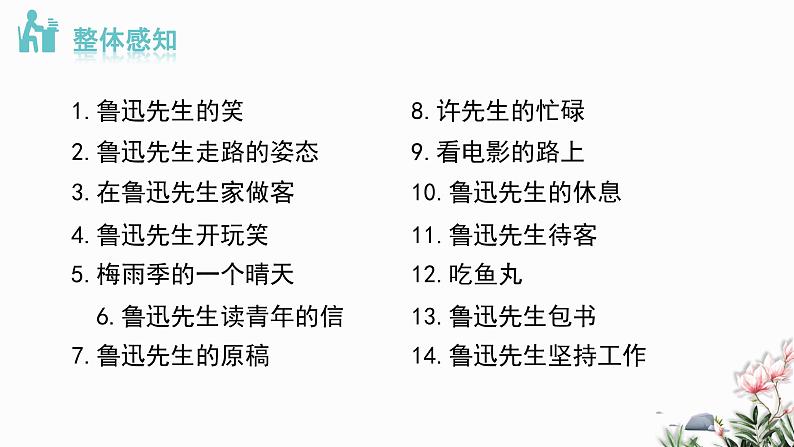 部编版语文七年级下册 03 回忆鲁迅先生 教学课件07