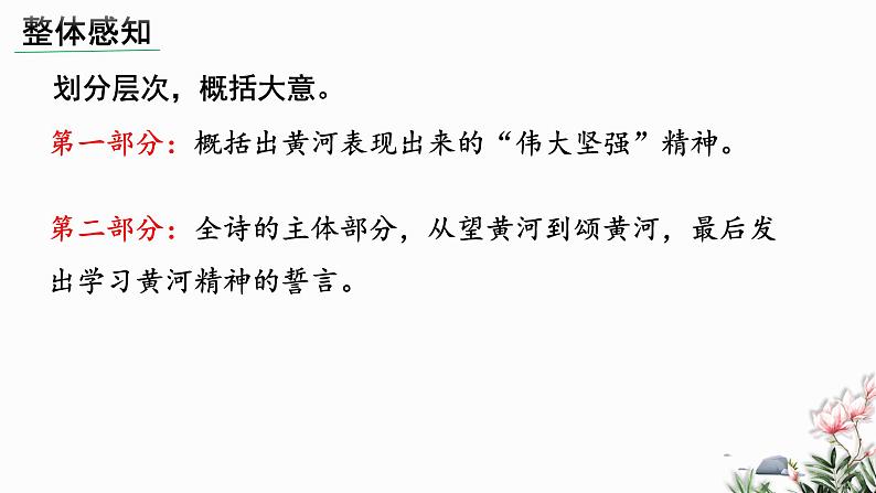 部编版语文七年级下册 05 黄河颂 教学课件第6页