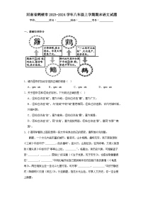 河南省鹤壁市2023-2024学年八年级上学期期末语文试题(含答案)
