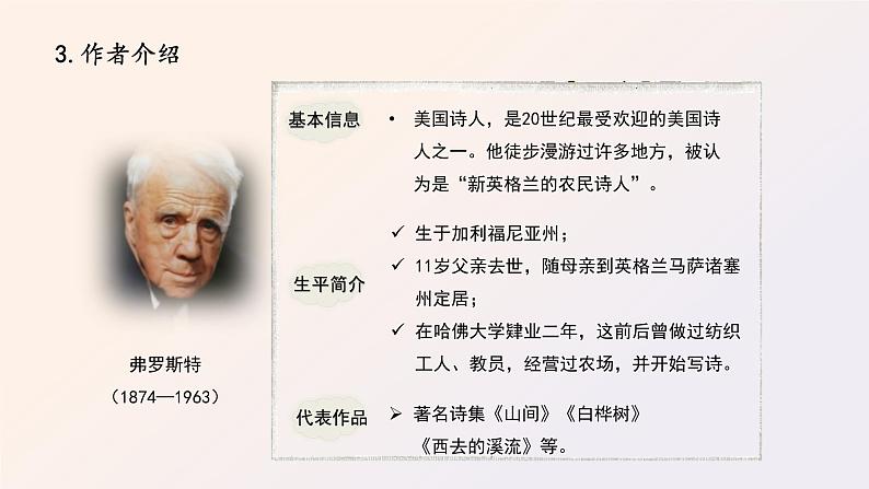 20 外国诗二首第2课时未选择的路PPT第5页