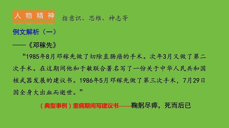 部编版语文七年级下册写作《写出人物的精神》优质课课件第4页