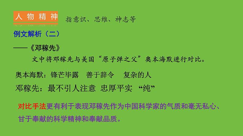 部编版语文七年级下册写作《写出人物的精神》优质课课件第5页