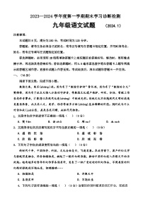 06，山东省济南市平阴县2023-2024学年九年级上学期期末考试语文试题(2)